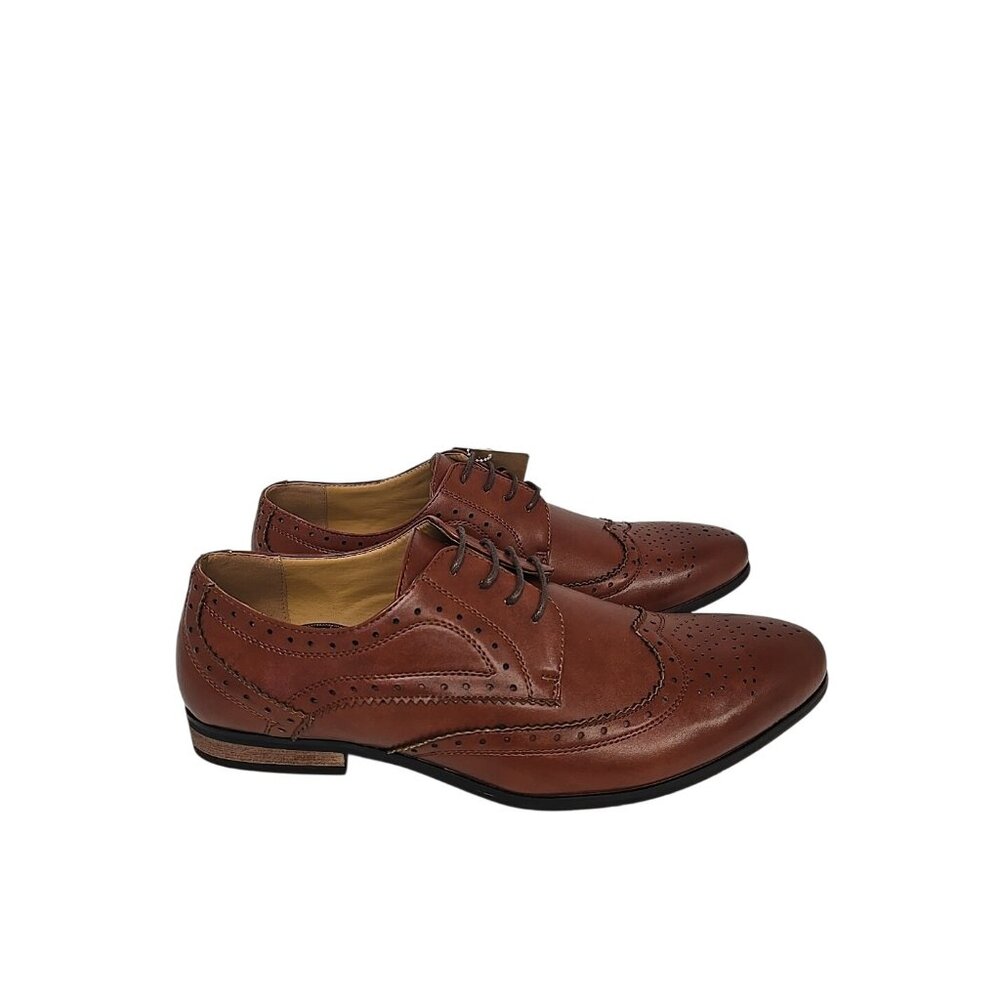 Gallery Seven Men's Marginal oxford Shoe Cognac Size 11M - Picture 2 of 6